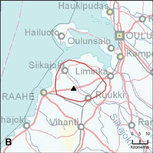 Alueen koko 650 km 2 DNA näytteet Kerätyt näytteet: Onnistuneet määritykset: GPSaineisto