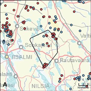 27. Uuran reviiri (PohjoisSavo) Yksilömääräarvio: 45 Tassuhavainnot Alueen koko 21.10. 31.12. 7 kpl 18 kpl, 35 yks. 1.1.2018 28.2.2018 760 km 2 (GPS