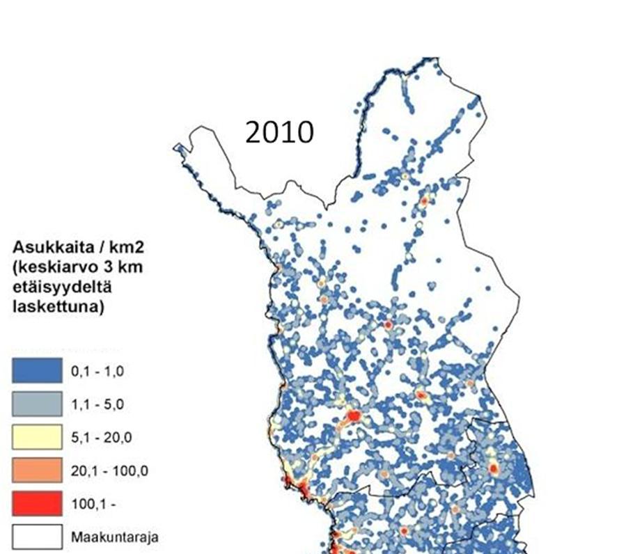 Väestöntiheys