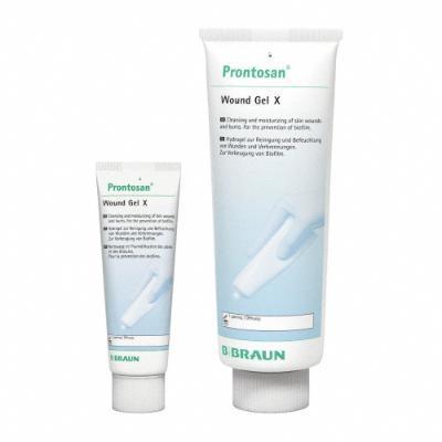 ensin haavasta kate ja lika - jätetään haavalle, sidos valitaan haavan mukaan Geeli - ohuempi koostumus Wound Gel X - paksumpi koostumus