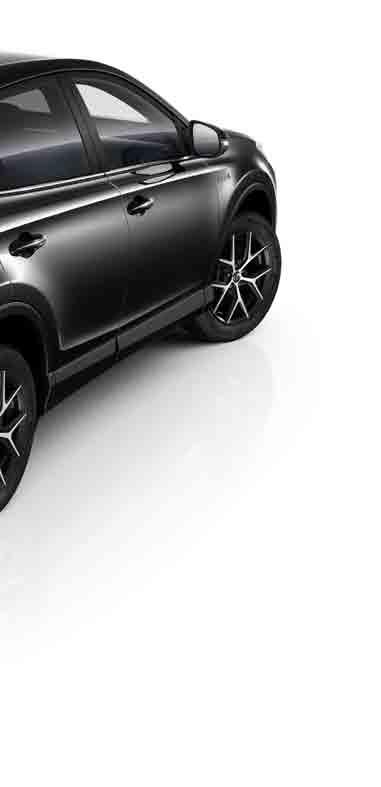 HYBRID LUXURY PLUS STYLE HYBRID STYLE Standardvarustus (lisaks varustustasemele ) Hübriidile omane universaalnäidik Hübriidsinine Toyota märk ja logo Soojendusega rool Soojendusega klaasipesuri