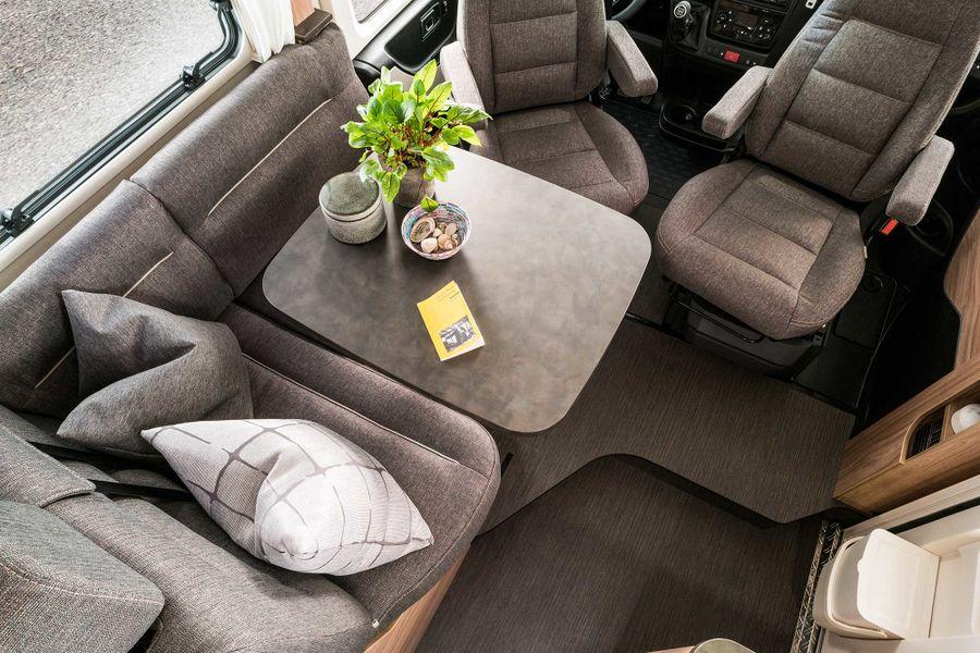 HYMER-panoraamakattoikkunan ansiosta