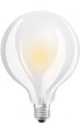 LED-LAMPUT PERINTEISELLÄ KUVULLA PARATHOM LED RETROFIT CLASSIC GLOBE/EDISON Heti 100 % valo, ei lämmitysaikaa helposti tavallisen hehkulampun Pitkä elinikä 15 000 tuntia 1 Tuottaa vain vähän lämpöä 2