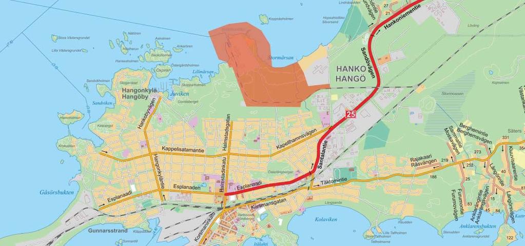 Suunnitelman nimi ja suunni elualue Kaavan nimi on Koppnäsuddenin ja Stormärsanin ranta-alueen asemakaava ja asemakaavan muutos.