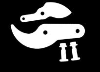 - +!4<>:02"DDLJJL! Terä, pultti, mutteri, ruuvi ja jousi tuotteelle: Pro oksasakset P90.