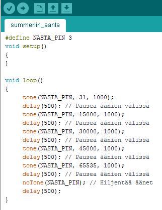 Kuva: Koodista 6 ICT-PROJEKTIN SPRINTTI 2 6.1 Arduino Yun Arduino Yun on uusimpia mikrokontrollereita Arduinolta.