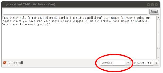 6.1.2 Yun muistin laajennus Linux OpenWRT- Yun -käyttöjärjestelmä on asennettu valmiiksi Yuniin, joka vie kortissa olevasta 16MB:n flash muistista 9MB.