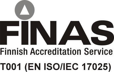 T001 Liite 1.04 Appendix 1.04 Sivu / Page 1(7) EUROFINS EXPERT SERVICES OY EUROFINS EXPERT SERVICES LTD.