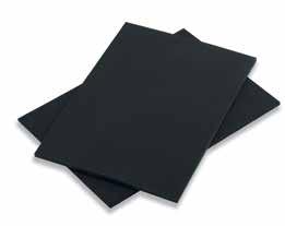 OM 64978 uvex mounting material EVA, black, thickness 8 mm, 22 x 31.