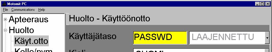 9. Kasutajate tasemed Tarkvaraversioonid alates 06/2003.