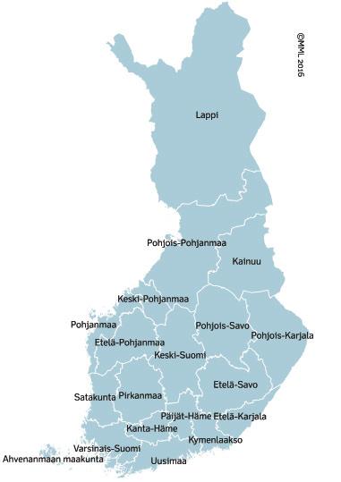 Liikenneviraston tilastoja 1/2018 107 Taulukko 31. Suomalaisten yli sata kilometriä pitkien matkojen suuntautuminen maakunnittain (tuhatta matkaa/vuosi).