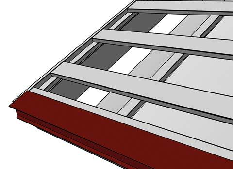 00-50 mm Ruode Ruoteet Ruoteeksi riittää x 00 mm lauta tai Ruukin tuulettava teräsruode kattotuolijaolla 900 tai 00 mm.