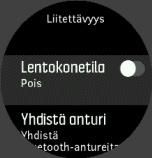 tallennusta. Jos haluat reaaliaikaista ohjausta, käynnistä suositeltu harjoitus normaalin tallennuksen tapaan, ks. 3.20. Harjoituksen tallentaminen.