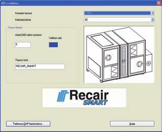RECAIRI VALIKUTARKVARA RECAIR SMART AIR DESIGNER» RECAIR SMART AIR DESIGNERI ABIL SAATE VALIDA RECAIR SMARTI MUDELISARJAST OMA VAJADUSTELE KÕIGE SOBIVAMA VENTILATSIOONISEADME.