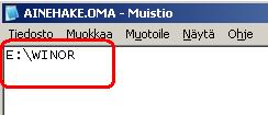 10/109 KÄYTTÖOHJEET Asteri Ostoreskontra 2.2 PIKAKÄYNNISTYS Asteri Ostoreskontran voi käynnistää siten, että ohjelma hyppää suoraan tietyn yrityksen aineistoon kyselemättä yrityksen valintaa.