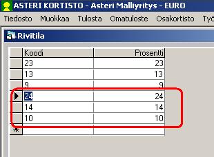 tietokannasta - Anna tiedostonimeksi sen kirjanpitotietokannan nimi, jossa on käyttämäsi tilikartta, esim. c:\winkp\malli\my11.
