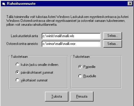 68/109 KÄYTTÖOHJEET Asteri Ostoreskontra 6.