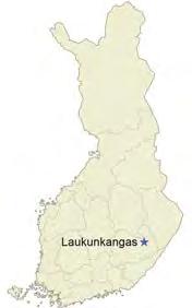 4.14 Laukunkangas Sijainti: Enonkoski, Etelä-Savo Malmi: Ni, Cu Toiminta-aika: 1986 1994 Kokonaislouhinta: 8,4 Mt, josta malmikiven osuus oli n. 6,7 Mt.