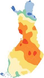 Helmikuun 2 lämpötila- ja sadekartat yli -... -2...- -4...-2-6...-4-8...-6 alle -8 yli 7, 6,...7, 6,...6,,...6,,..., 4,.