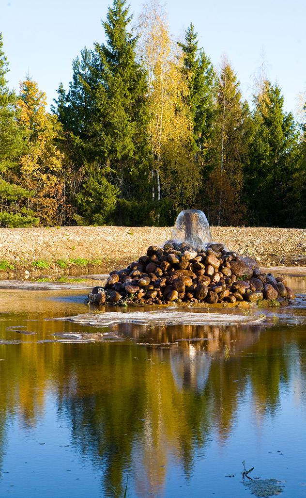 I Finland kan sjövatten användas för framställning av hushållsvatten. Borgå vatten använder sjövatten för produktion av konstgjort grundvatten.