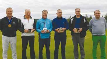 Nuoret seniorit valtasivat joukolla kärkisijat M50- sarjan lyöntipelin tämän vuoen SM-kisoissa Keimola Golfin Saraksen kentällä Vantaalla.