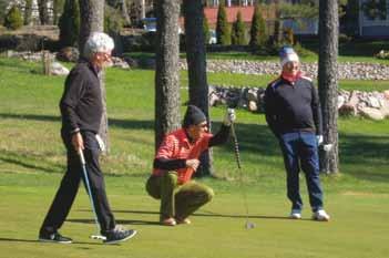 Koponen HGK Jukka Lehtonen KGV Veikko Nemikorpi KGV Kari Nyman StLG Risto Seppälä PGC Teppo Mattila StLG Ari Vauhkonen SHG Klaipean National-kentän 18. viheriö on muotoiltu Liettuan kartan mukaan.
