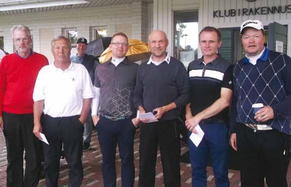 Kilpailun voitti Jukka Lehtonen (KGV) hienolla tuloksella -3, toisena kotikentällään pelannut Juha Selin tuloksella +2 ja kolmantena vanha maajoukkuekonkari Veijo Suomela (KG) tuloksella +3.