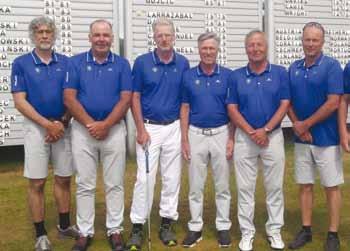 EM-joukkuekilpailut ESGA M55 joukkuekisat Puolassa Championship-joukkueelle pronssia Saavuimme aurinkoiseen ja lämpöiseen Ganskiin Finnairin lennolla 19.6. aamulla.