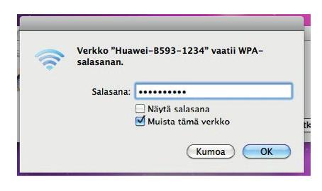 Salasana löytyy Mokkulan LCD-näytöltä kirjainten PWD perästä. Jos et näet WLAN-verkon salasanaa, paina WPS-nappia. Apple ipad Valitse työpöydältä asetukset.
