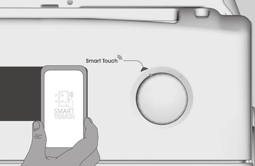 NEXT TIME Regular usage l Every time you want to manage the machine through the App, first you have to enable the Smart Touch mode by turning the knob to the Smart Touch indicator.