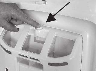 4. MAINTENANCE AND CLEANING To clean the washing machine exterior, use a damp cloth, avoiding abrasives, alcohol and/or solvents.