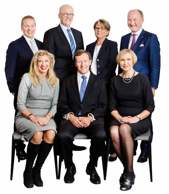 Hallituksen jäsenten tiedot Yhtiökokouksessa 6.4.2017 hallitukseen valittiin seitsemän (7) jäsentä.