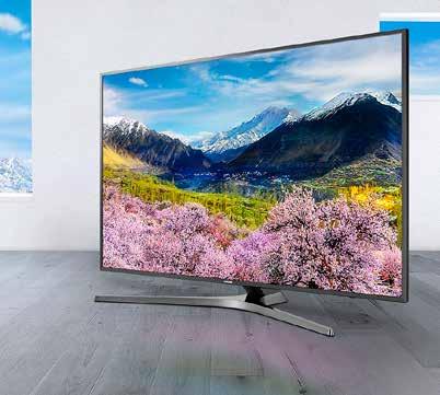 24 SHOP 7 ONLINE Nauti suuremmasta väriavaruudesta, vähemmällä energian kulutuksella 49" Flat Smart 4K UHD TV