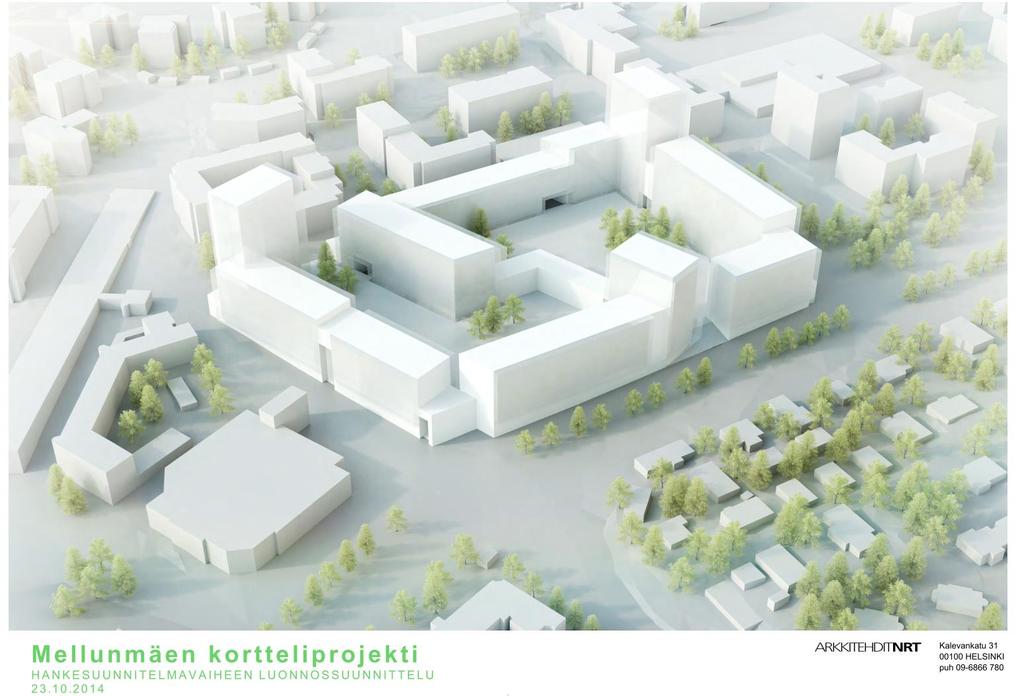 XVI X M M XV K-market VI VIII XII X Hakijoiden laatima viitesuunnitelma, rakennusoikeus viisinkertaistuu Nykyiset rakennukset korvataan uudis-rakentamisella 1500