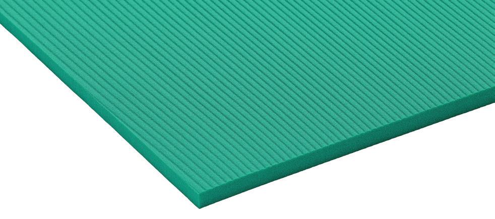 125 x 200 x 1,5 cm Punainen / Vihreä Airex Atlas