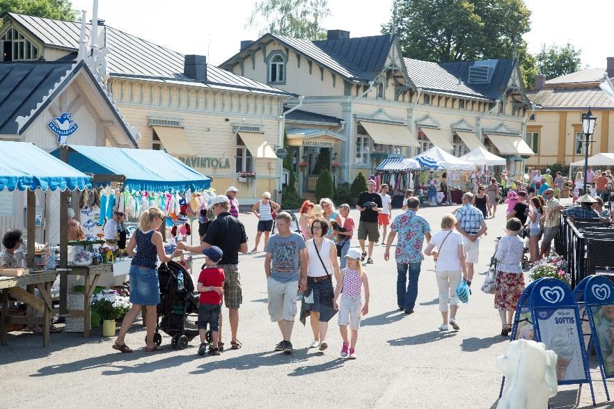 Festival Luonnonmaan saaren vetovoimaa Kultaranta puistoineen ja Kultaranta Resortin palvelut