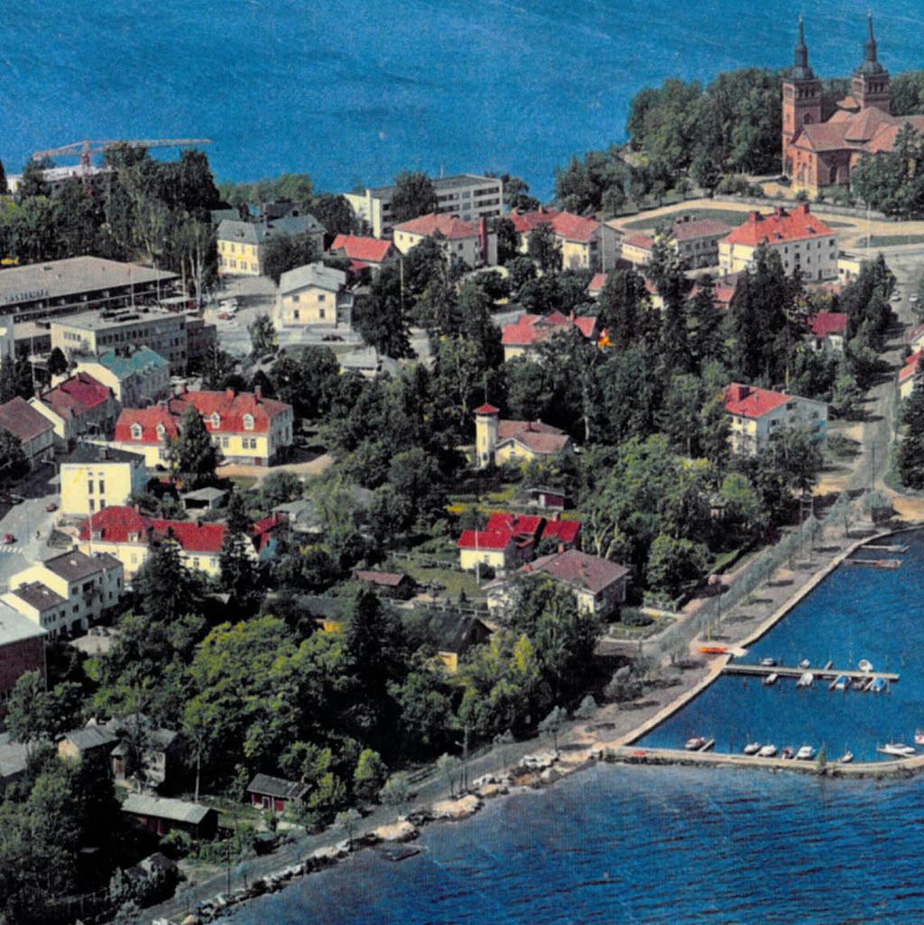 Karttaan on merkitty 1900-luvun alkupuolelta säilyneet rakennukset seuraavasti: 1900-1910, 1910-1920, 1920-1930, 1930-1940, 1940-1950, 1950-1960.