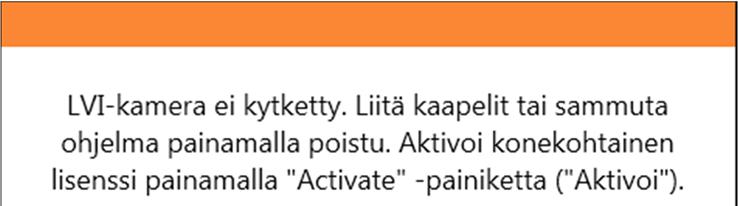 7.4.1 Tietokoneen lisenssi Sovellus voidaan lisensoida tietokoneelle.