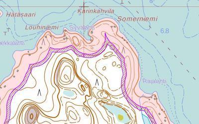 fi/arcgis/rest/services/projektit/hajajatevesienyslmukaisetrantaalueet/mapserver/1 Vesistöistä 90 110 metrin etäisyydellä oleva rajavyöhyke Aineisto kuvaa