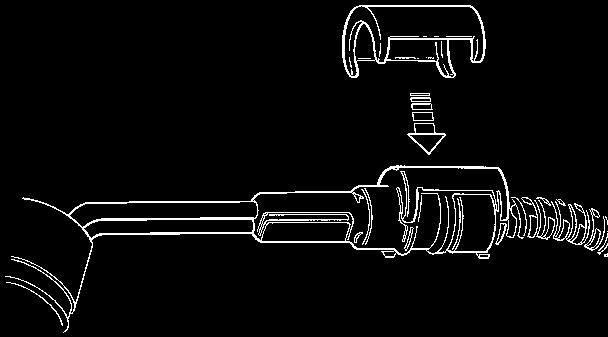 Einbaukabel (mit Anbaustecker) von außen in den Motorraum ziehen. Steckverbindung von Heizung und Kabel bis zum Anschlag ineinander-schieben O-Ring muß völlig dichtschließen.
