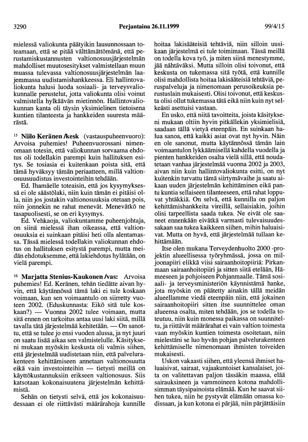 3290 Perjantaina 26.11.