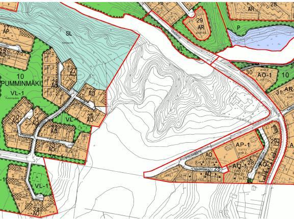 8 Asemakaava Suunnittelualueella on voimassa asemakaavat: kaava nro 125, katu- ja virkistysaluetta. kaava nro 174, katualuetta.