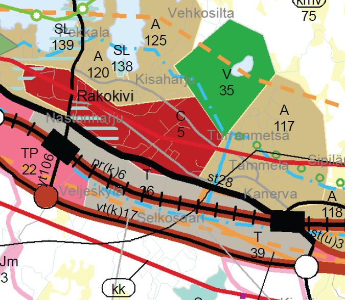 OAS A-2741 4 (12) LÄHTÖTIEDOT Aluetta koskevat seuraavat voimassa olevat kaavat ja suunnitelmat: Ote Maakuntakaavasata 2014. Ote Uudenkylän osayleiskaavaehdotuksesta.