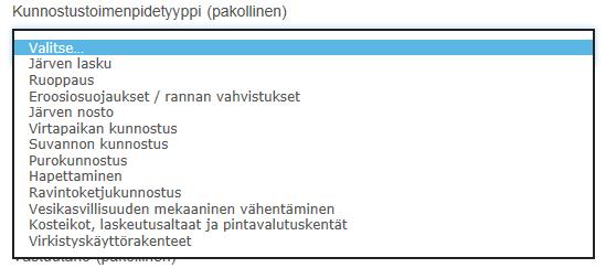 Rahoitus Täydennä vapaaehtoisilla lisätiedoilla Lyhyt kuvaus