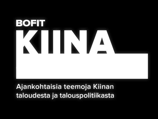 Ohjelma Kiinassa kasvu hidastuu ja ongelmat kasaantuvat Jouko Rautava, neuvonantaja, BOFIT Twitterissä keskustelua voi käydä hashtagilla #kiinatietoisku Onko Kiinan kasvumalli tullut tiensä päähän?