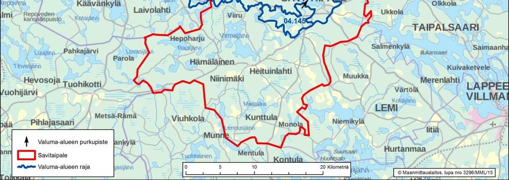 Kohdekuvaukset ja vesiensuojeluehdotukset laadittiin lähes kaikille yllä mainittujen kolmen valuma-alueen uomille, joiden valuma-alueen koko on yli 20 hehtaaria.