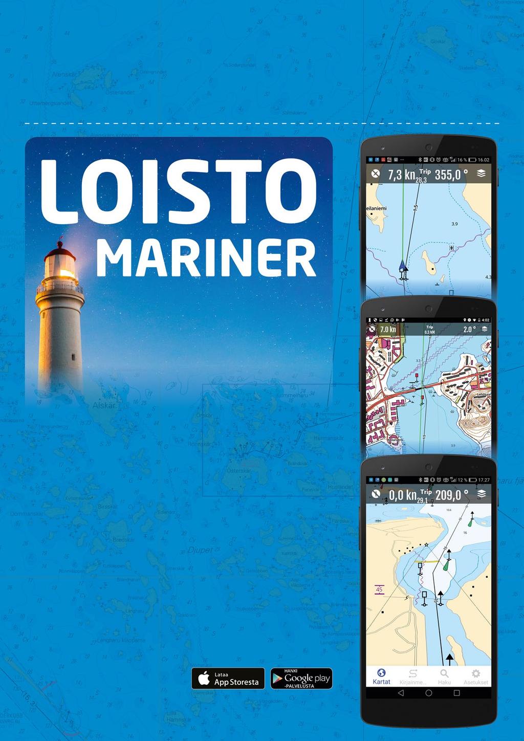 Loisto-ohjelmistot 32 Loisto navigointi- ja karttasovellukset vesille ja kaikkeen ulkoiluun!