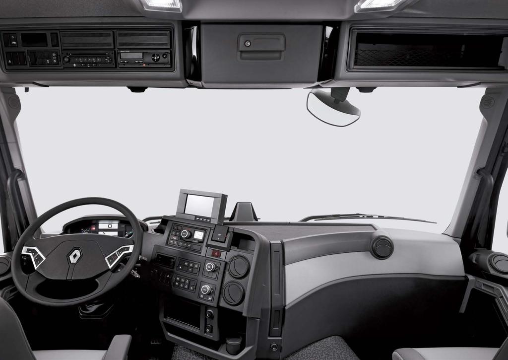 RENAULT TRUCKS_ 26 27 RENAULT TRUCKS_ KAIKKI KÄDEN ULOTTUVILLA Hyödylliset ohjaimet käden ulottuvilla antavat suuren ajomukavuuden.