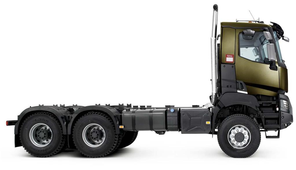 RENAULT TRUCKS_ 16 17 RENAULT TRUCKS_ ESTEIDEN YLITYSKYKY OMAA LUOKKAANSA Alusta, ohjaamo, voimansiirto;