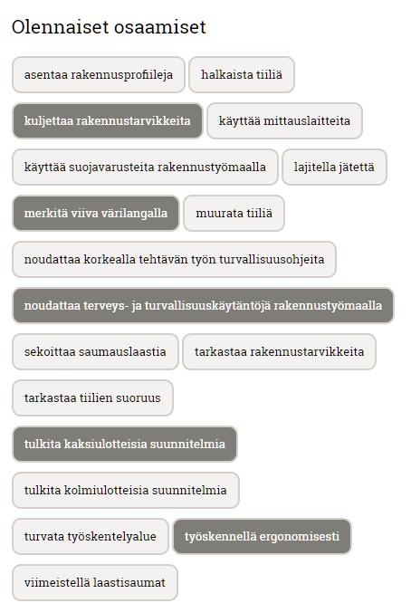 ForeAmmatti Osaamiskartoitus Esimerkki tietolaatikosta : Digitaalisen ForeAmmatti Osaamiskartoituksen avulla asiakaskäyttäjät pystyvät kattavasti kartoittamaan osaamisensa ja löytämään, mihin